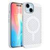 For Apple 15pro Magnetic Case for IPhone Hollow Heat Dissipation Anti-fall Mobile Phone Protective Cover Magnetic Heat Dissipation