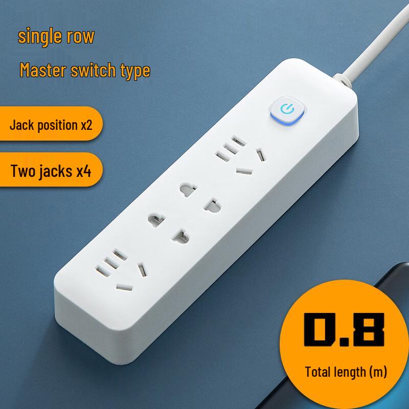 USB Power Strip with Safety Door and Individual Switches