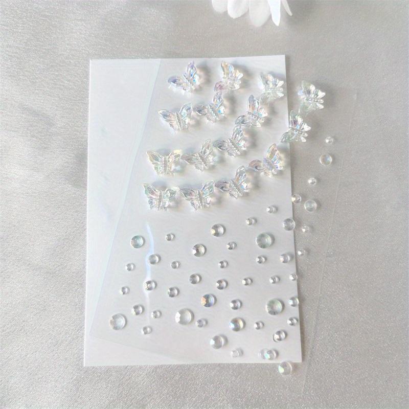 

Butterfly Glittery Simulation Gem Stickers Makeup Party Music Festival DIY Eyes Face Jewels Stickers Art Gifts Performances Wedding Fake Tattoos