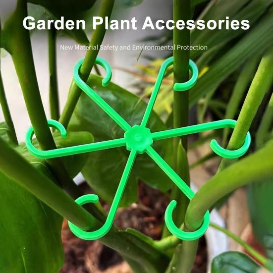 20Pcs Plant Stem Supports Indoor Plants Stem Holders Reusable Monstera Plant Supports Prevent Stem Drooping And Breakage for Potted Plants Roses