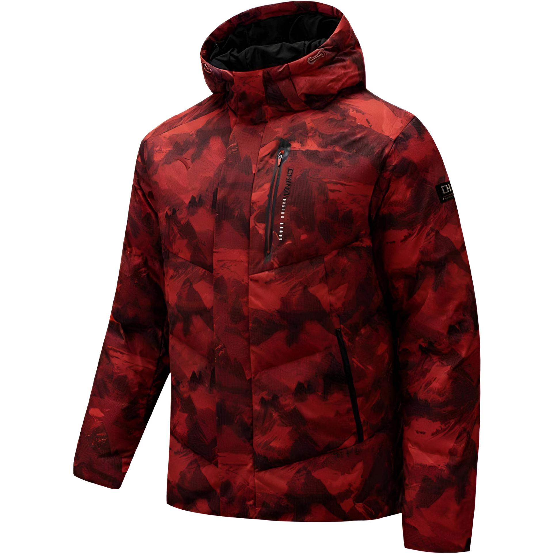 

Anta Chn Fiery Water-Resistant Technology Down Jacket Men Jacket Dark-Red 152547943N-2 M