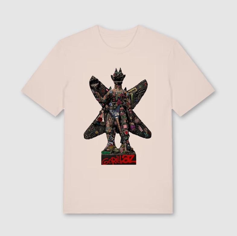 Унисекс Футболка Gorillaz House Of Kong Exhibition Celebration Pazuzu S