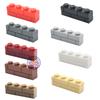 30pcs Wall Striped Bricks MOC 1x4 Building Blocks Toys Palace Castle Creative Figures Military House Wall Transparency Parts