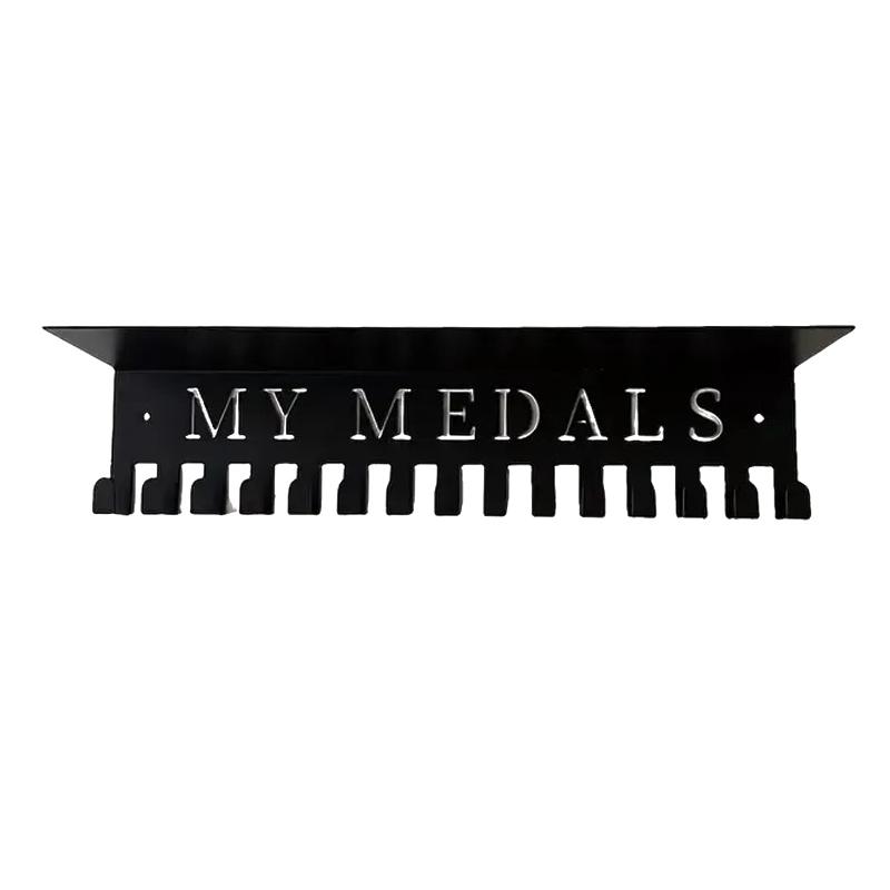 Metal Medal Display Wall-Mounted Trophy Storage Holder Medal Hanger Perfect For Sports Achievements Honorary Medals And Gifts