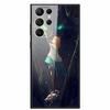 Gehärtetes Glas Cover Für Samsung S23 Ultra 5G Hülle S 23 Luxus Hartes Funda für Samsung Galaxy S23 Plus Ultra 5G Bemaltes Coque S23