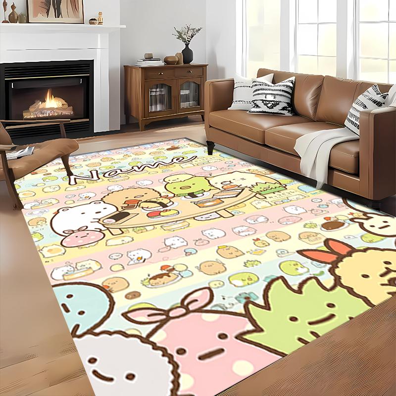 Custom personalization Sumikko Gurashi Area Rug - Perfect For Kitchen, Bathroom,Laundry Room Decor Large Size Available,Gift All Seasons