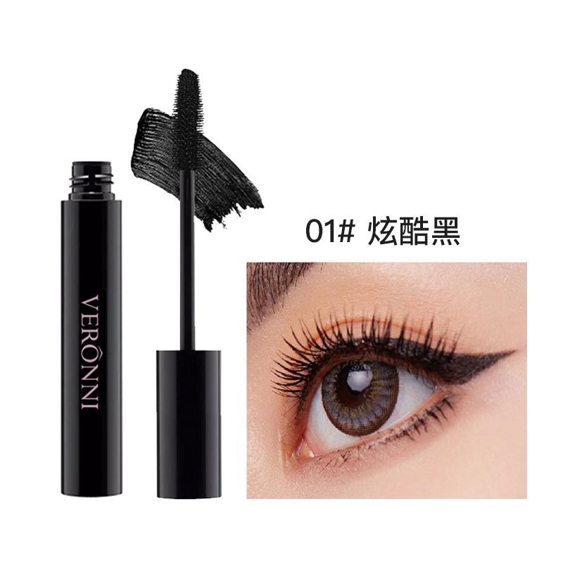 1 шт. цветная тушь, тонкая и подкручивающая, водостойкая и густая, не размазывается, европейский и американский макияж black black 1 #