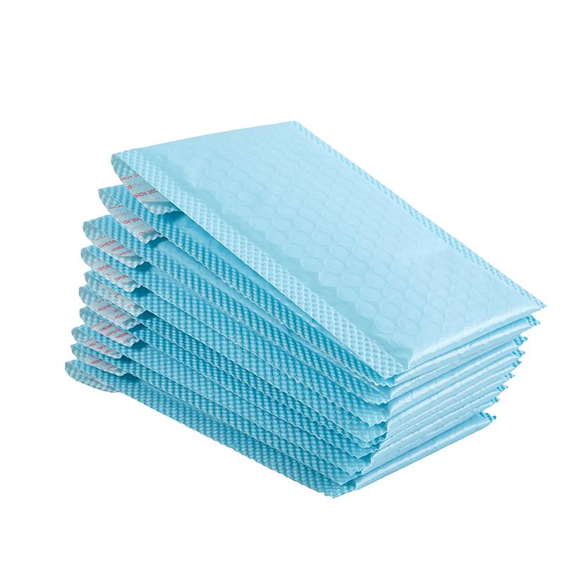 10Pcs 15X11Cm Light Blue Bubble Mailers Self-Seal Shipping Padded Envelops Bags