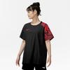 Volleyball wear N-XT Short-sleeved training jacket/windbreaker shirt for club activities V2MEC000 Unisex Black/Red XL