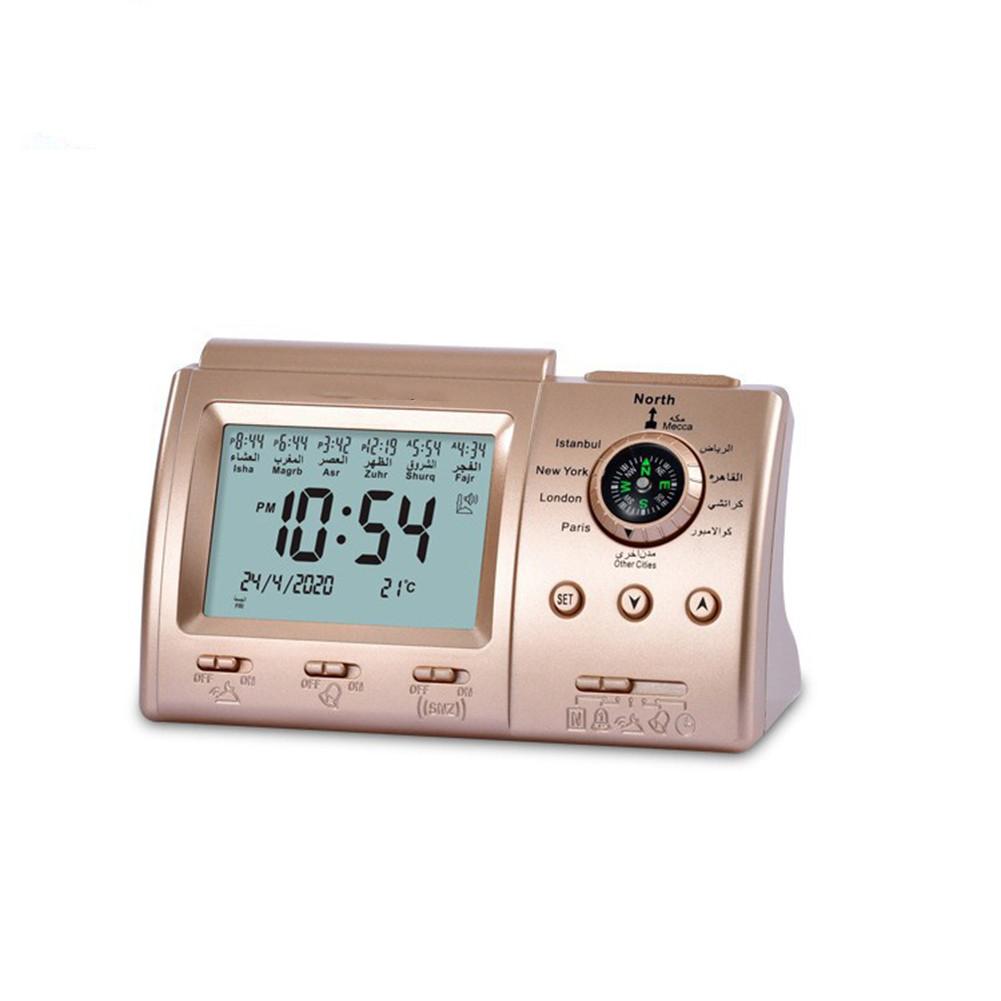 Led Digital Alarm Clock Time Date Week Display Desk Clock With Snooze Function For Bedroom Home Office Decor rose gold#0