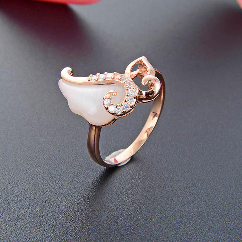 

Танцизное женское классическое кольцо из стерлингового серебра 925 пробы с цирконом, женские ювелирные изделия, свадебное обещание, подарок для вечеринки Resizable