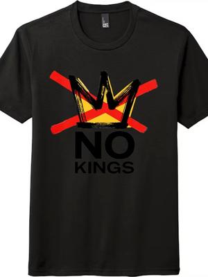 No Kings: The Anti-Authority Protest Tee |  Unisex Casual TrendyT-shirt