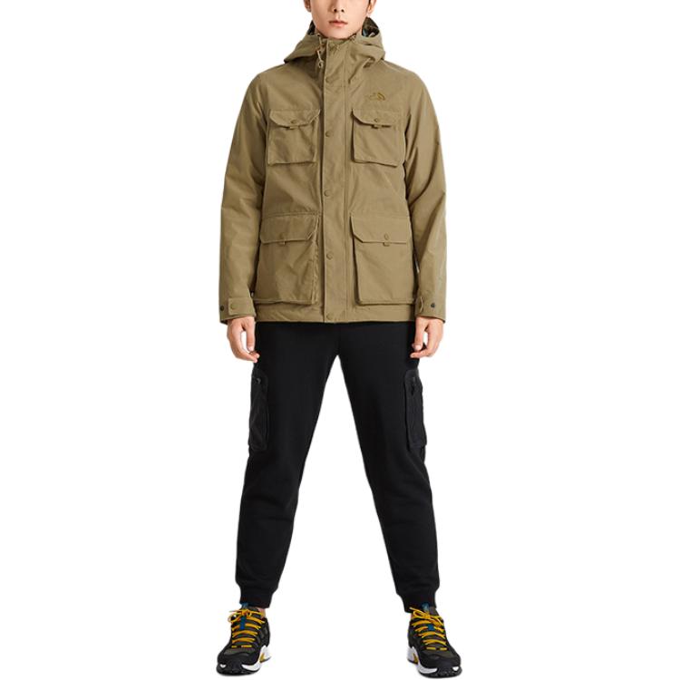 The North Face Urban Exploration Windbreaker Jacket Men's Khaki NF0A5AZN-PLX