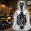 Motorcycle Bell Good Luck Motorcycle Riding Bell Maple Leaves Design Clear Sound Punk Art For Urban-Commuting Cruising Adventure