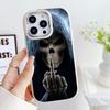 LZ13 Death Prayer Grim Reaper Skull Soft Phone Case for Samsung S24 Ultra S23 Plus A16 A54 A34 A06 Infinix Hot 40 30i Lens Protection Shockproof Cover