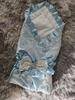 Baby Winter Swaddle Blanket Boys Girls French Lace Essential Receiving Blanket Ultra-Soft Newborn Registry Sleeping Wraps