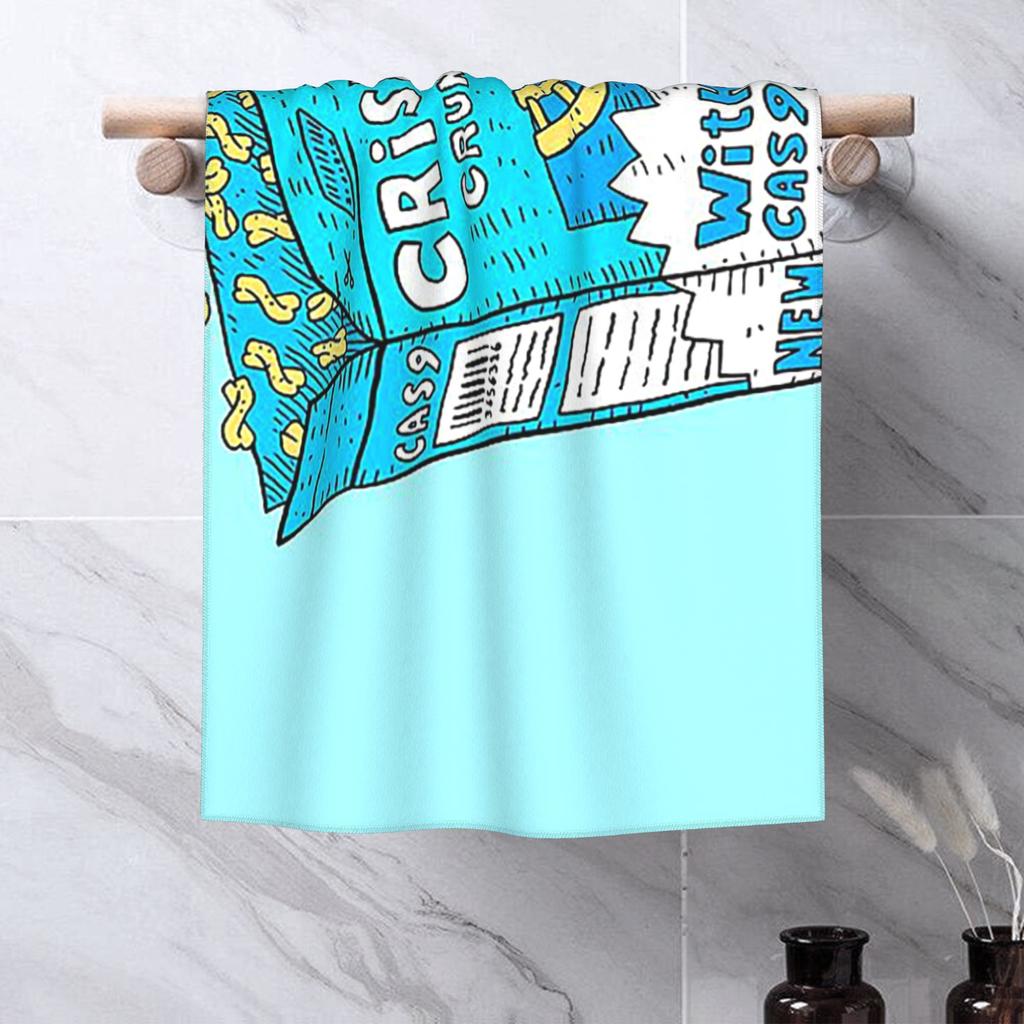 crispr cas9 gene editing science cereal dna Soft Face Towel Quick Dry Pool Bath Cotton Towels Absorbent Quick
