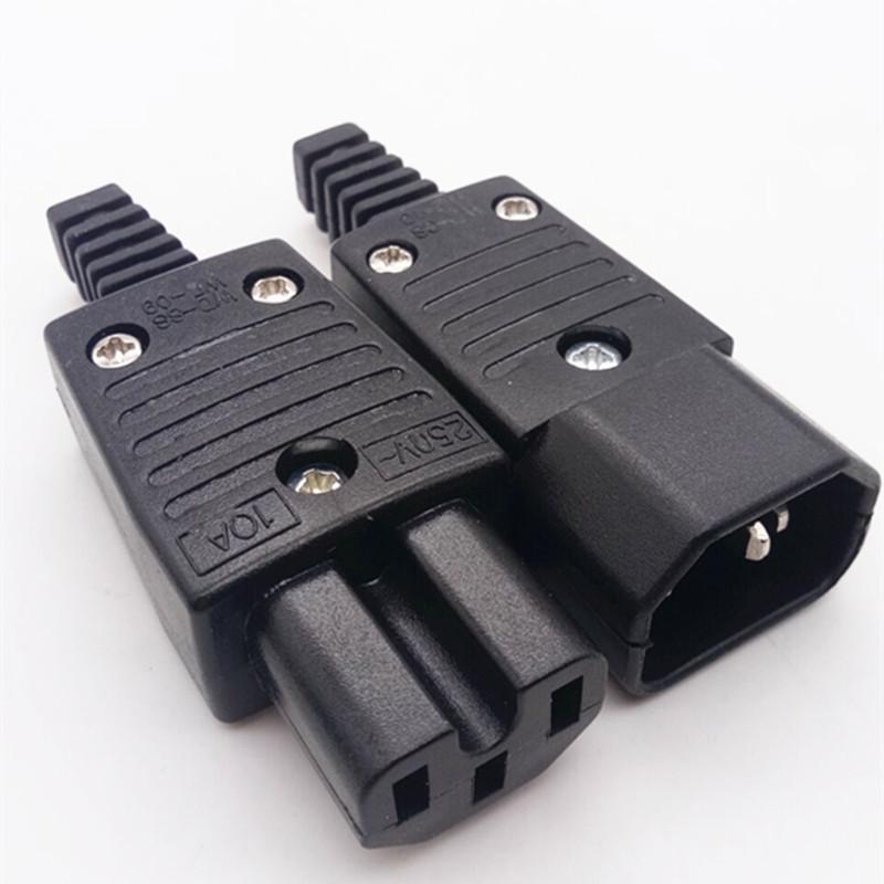 AC 3-Core Power Plug C13/C14 Socket Extension Cord