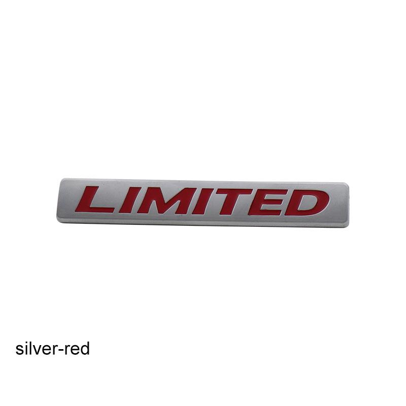 

Металлическая 3D Наклейка Ограниченная Серия Эмблема Значок Наклейка JDM Декаль Дверь Бампер Багажник Хромированная Эмблема Наклейка для Стайлинга Автомобиля chi-silver-red
