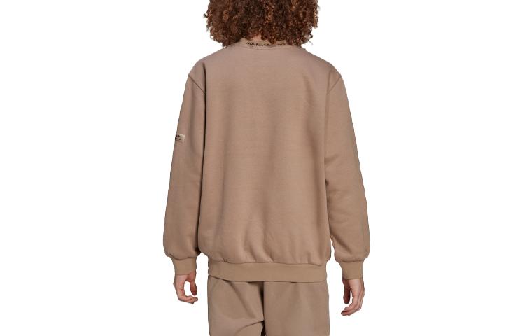 Adidas Originals Sweatshirts Men's Brown Crew Neck Moderate Regular HM2664