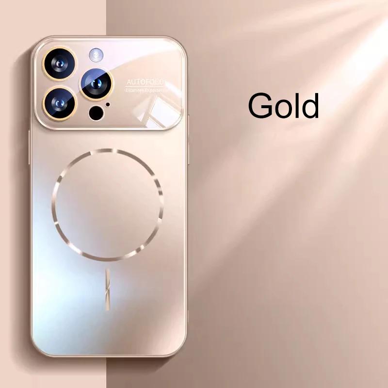 Matte AG Nano Hartschale Handyhülle Für iPhone 17 16 15 14 Pro Max Air Magnetisch Für Magsafe Kabelloses Laden Coque