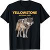 Yellowstone Nationalpark Schönes Wolf T-Shirt