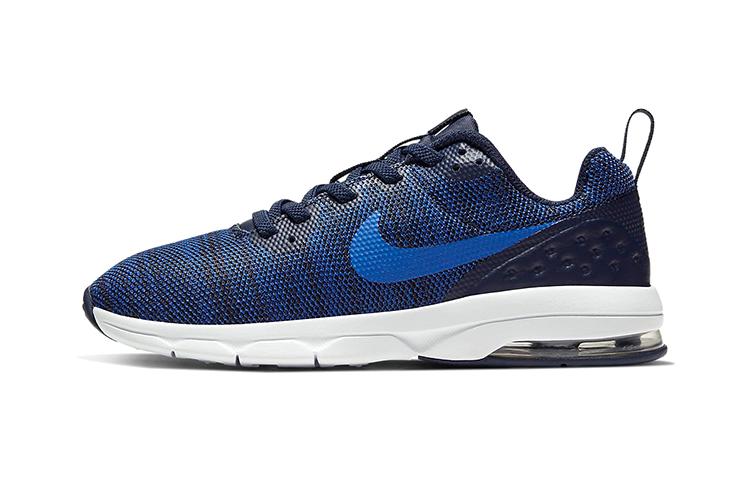 

Nike Air Max Motion Cushioning Low top Kids Lifestyle Shoes Black Blue Children Aged 3 7 Years Old 917653-404 28