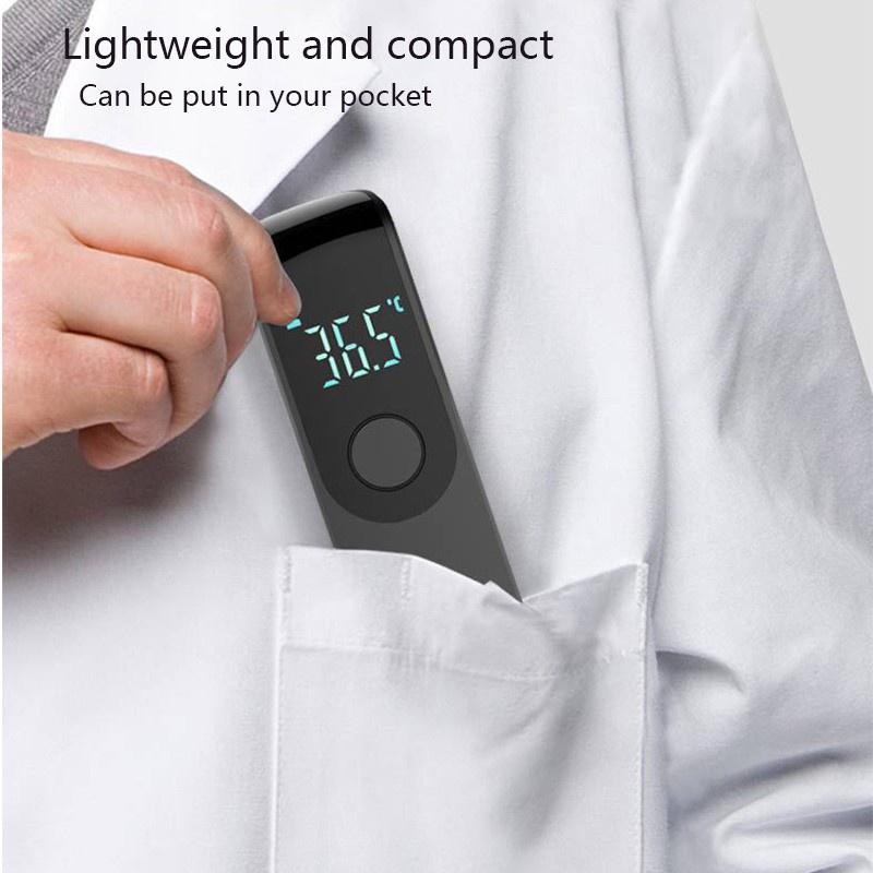 Termômetro eletrônico digital portátil LCD Termômetro infravermelho doméstico Termômetro de testa sem contato