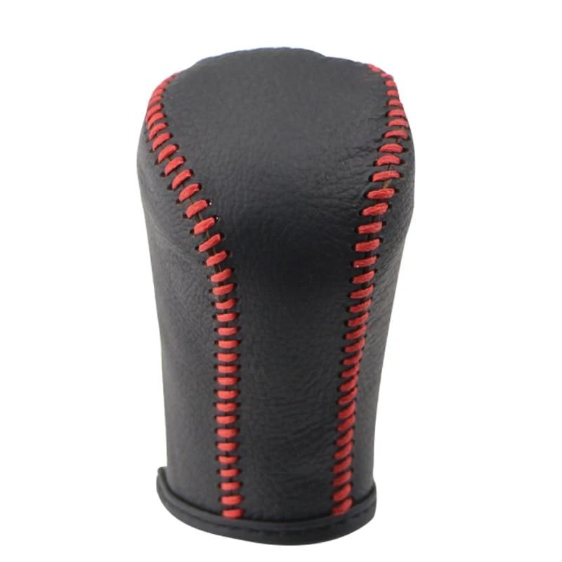 My Good Car Leather Gear Shift Collars Fit for Toyota Corolla Rav4 Rav 4 2014 -  Accessories AT Gear Head Shift Knob Cover