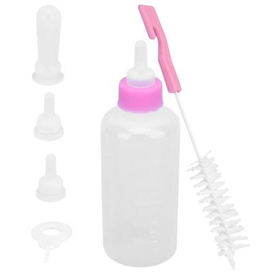 Pet Feeding Bottle Replaceable Silicone Nipple for Newborn Kittens Puppies Rabbits Small Animals