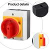 20A 440V IP65 Waterproof Main Switch Circuit Breaker Compact Rotary Switch for Reliable Indoor and Outdoor Electrical Control