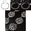 Ethnic Style Metal Waist Chain With Geometric Cutouts For Women Festival Wear