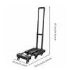 Foldable Transport Cart Thickened Iron Frame Rolling Hand Truck Multipurpose