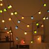 Outdoor Camping LED G50 Bulb String Lights - Big Round Decorative Battery-Powered Atmosphere Lighting