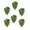 Plastic Fake Lettuce Leaves Green Realistic Salad Green Vegetables  Party Decoration
