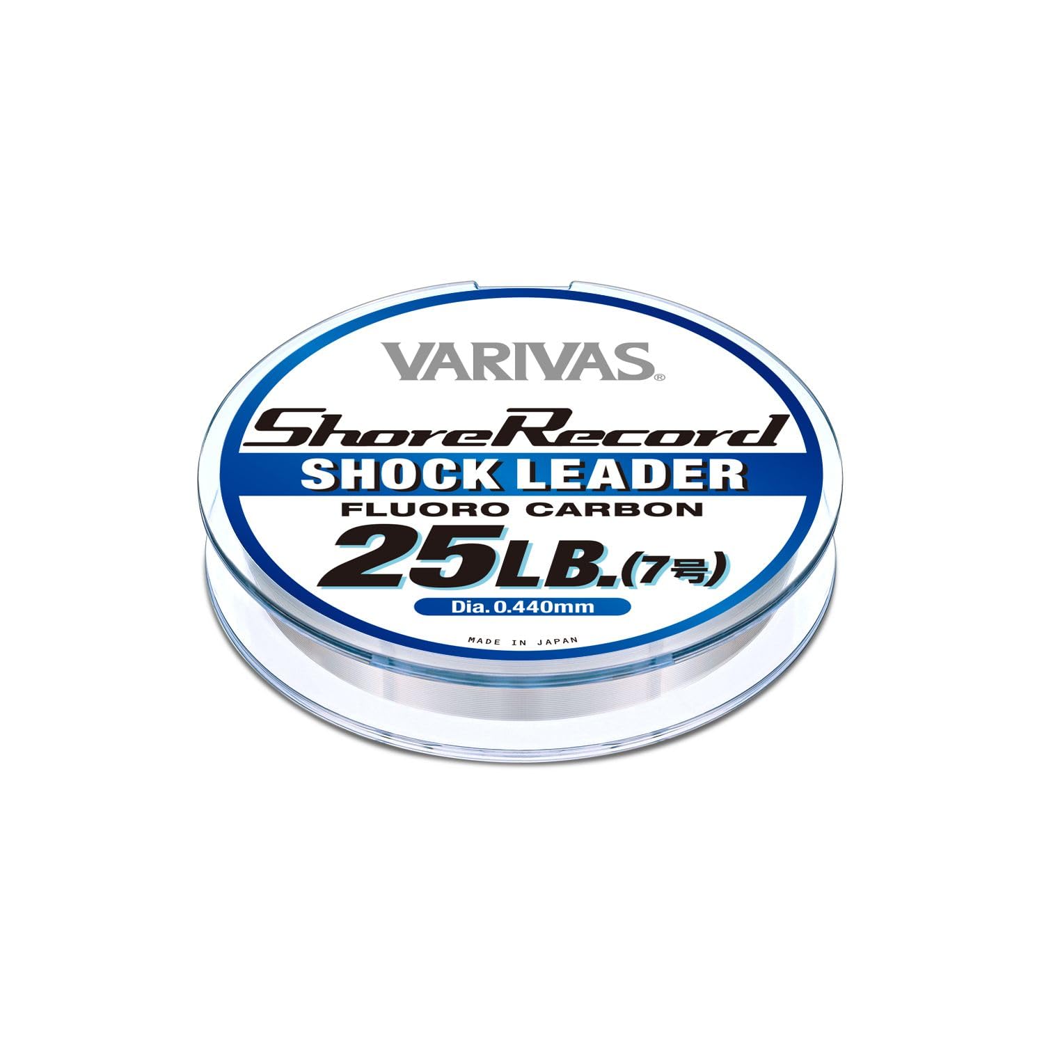 

VARIVAS Shore Record Shock 25lb Leader, Fluorocarbon, 30m, (7-gauge)