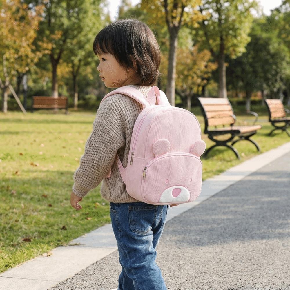 Cartoon Children Backpack Dog Students School Bag Soft Animal Shoulder Bag Outdoor