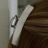 Oblong Silver Hair Claw Clip. MLH2601