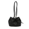 Stylish 2024 Women's Pu Leather Bucket Bag Trendy Single Shoulder Handbag With Bow