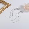 1pc Ear Cuffs Fake Piercing Earrings For Girls Long Chian Tassel Ear Clip Snake Butterfly Women's Jewelry New Ins Fashion EF117