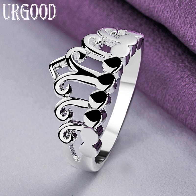 925 Sterling Silver Crown Ring Gift Fashion Jewelry