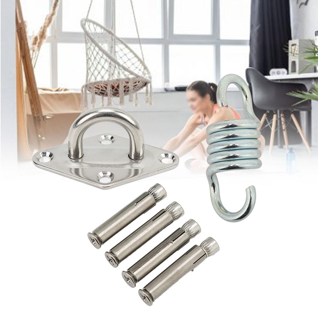Stainless Steel Suspension Bracket Hammock Mount Ceiling Hook Anchor for Gym Training Yoga