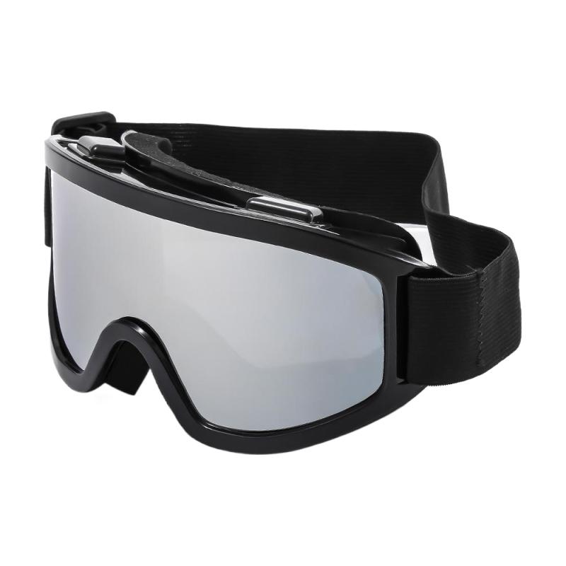 Large Frame Ski Goggle with Colorful Lens Anti-Collision Anti-Glare Motorcycle Goggle Outdoor Sport Snow Snowboard Skiing Goggle