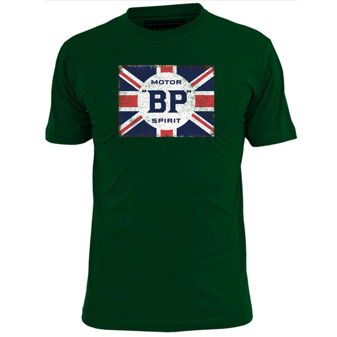 

Mens Motor BP Vintage Motor Oil T shirt Retro Petrol Gas 4XL