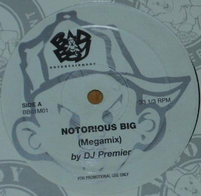Disque 12 pouces NOTORIOUS BIG. - Megamixes BB01M01 Bad Boy Enterta US Rap & Hip-Hop/R&B Occasion