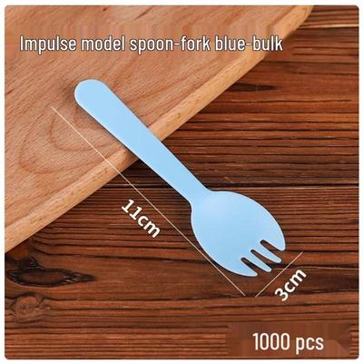 Sanbile Disposable Plastic Fork and Spoon Set