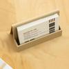 Plastic Name Card Display Holder Large Capacity Office Desk Business Card Stand