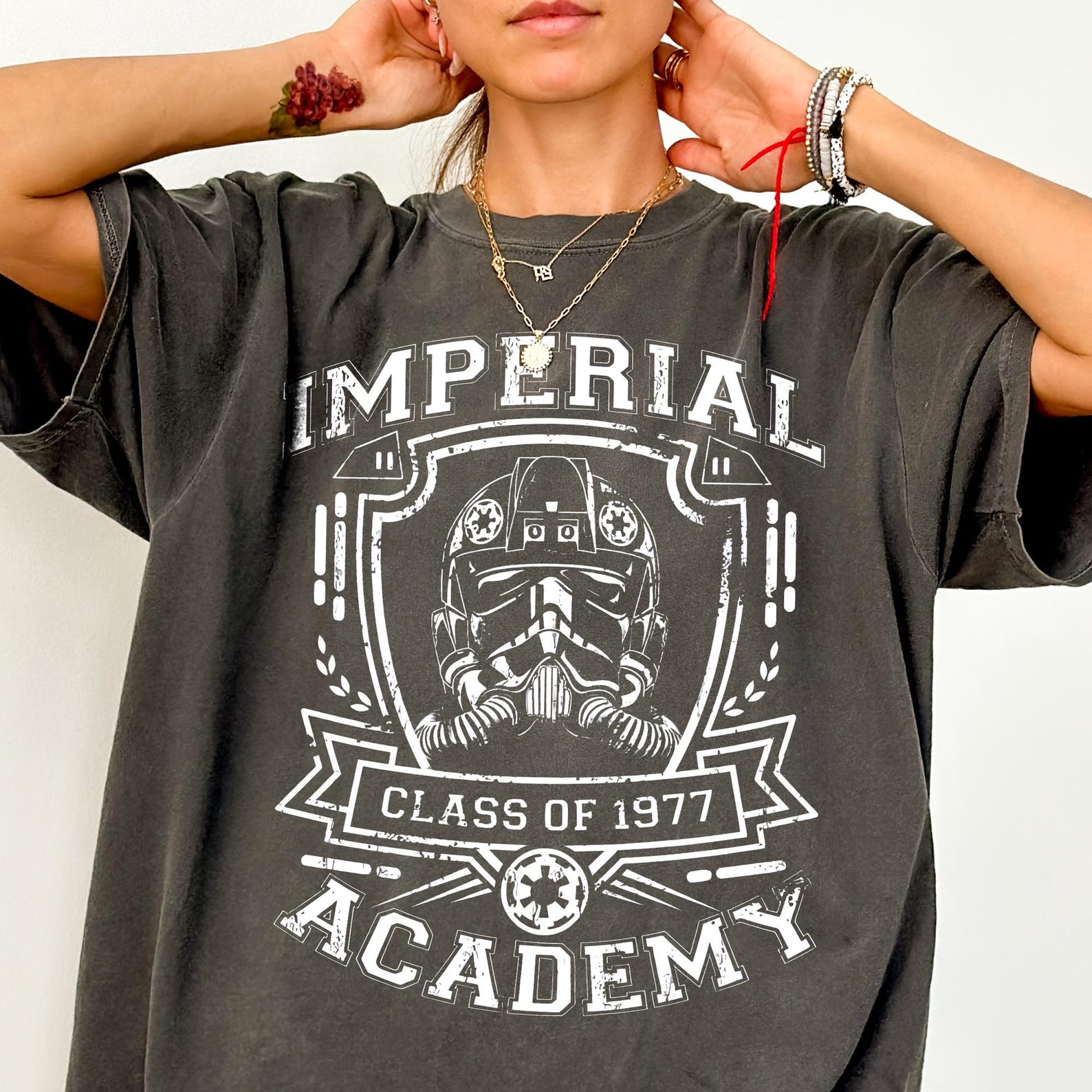Vintage 1977 Imperial Academy Shirt - Tie Fighter Tee,Star Wars Sweatshirt 3XL