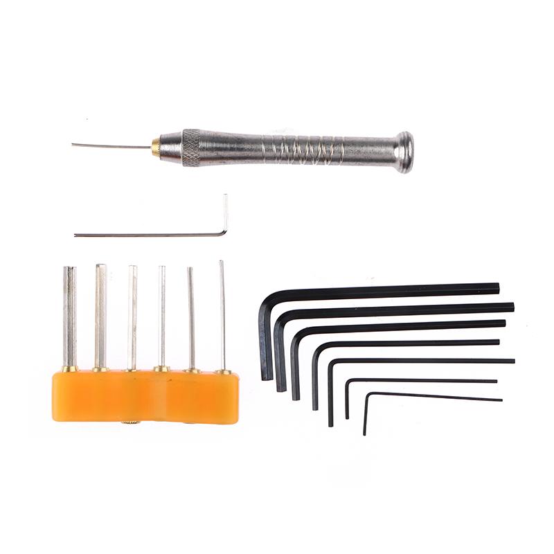7Pcs/Set Alloy Steel Hexagon Wrench Hexagon Key Allen Wrench Hand Repair Tools 0.7Mm/0.9Mm/1.3Mm/1.5Mm/2Mm/2.5Mm/3Mm