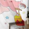 Circus Elephant With A Ball Tulle Curtain For Living Room Sheer Valance Curtain For Kitchen Bedroom Window Drapes